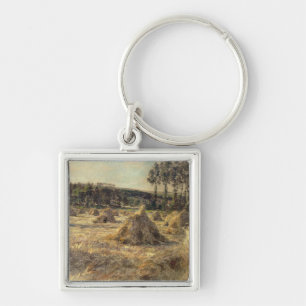 Heuschober in Sunset, 1906 Schlüsselanhänger