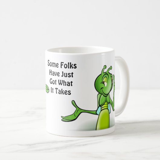 Heuschrecke Kaffeetasse (VorderseiteRechts)