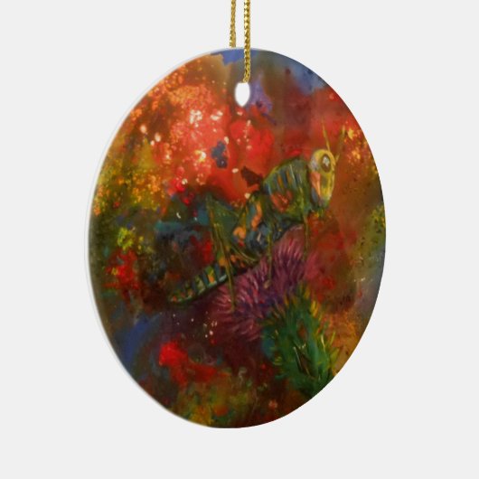 Heuschrecke Keramik Ornament (Rechts)