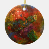 Heuschrecke Keramik Ornament (Vorne)