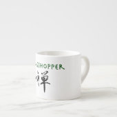 Heuschrecke mit "Zen" Symbol Espressotasse (Vorderseite Rechts)