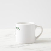 Heuschrecke mit "Zen" Symbol Espressotasse (Rechts)