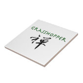 Heuschrecke mit "Zen" Symbol Fliese (Seite)