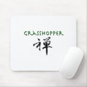 Heuschrecke mit "Zen" Symbol Mousepad (Mit Mouse)