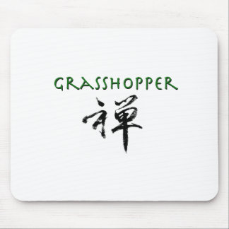 Heuschrecke mit "Zen" Symbol Mousepad