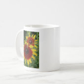 Heuschrecke und Blumen Kaffeetasse (Vorderseite Links)
