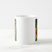 Heuschrecke und Blumen Kaffeetasse (Mittel)