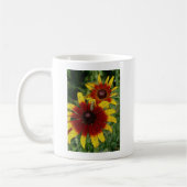 Heuschrecke und Blumen Kaffeetasse (Links)