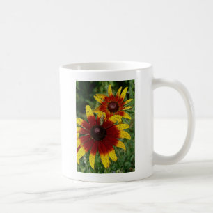 Heuschrecke und Blumen Kaffeetasse
