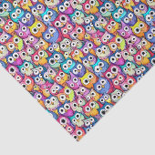 Heuschrecken Cartoon-Vögel Muster Raubfäule Seidenpapier (Ausschnitt)