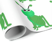Heuschrecken-Design Geschenkpapier (Rolleneckpunkt)