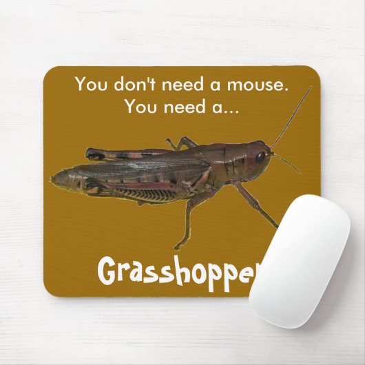 Heuschrecken-Entwurf Mousepad (Mit Mouse)