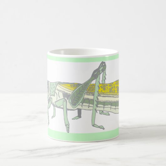 Heuschrecken-Kaffee-Tasse Kaffeetasse (Mittel)