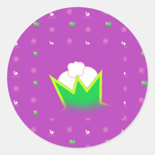 Heuschrecken Runder Aufkleber (Vorderseite)