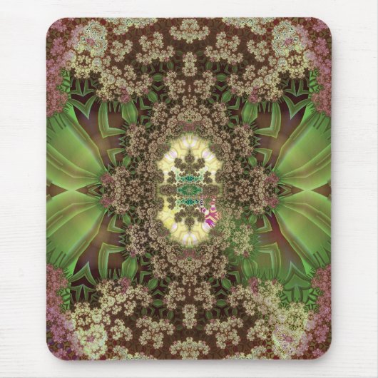 Heuschrecken unter trocknenden Blumen Mousepad (Vorne)