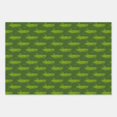 Heuschrecken von Papierblättern Geschenkpapier Set (Vorderseite 2)