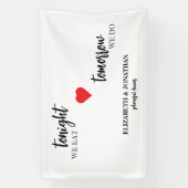 Heute Abend essen wir, morgen machen wir Probe Abe Banner (Vertikal)