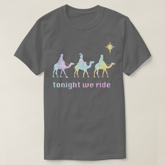 Heute Abend fahren wir Weihnachten 3 Weiße Männer  T-Shirt (Design vorne)