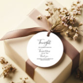 Heute Abend feiern wir das Zeichen für das Abendes Geschenkanhänger