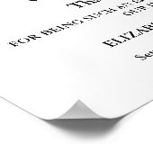 Heute Abend feiern wir das Zeichen für das Abendes Poster (Ecke)