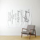 Heute Abend feiern wir das Zeichen für das Abendes Wandteppich (Beispiel (Horizontal))