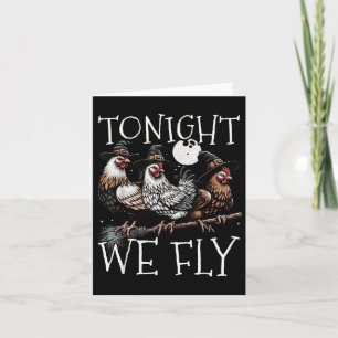 Heute Abend fliegen wir Funny Chicken Soky Season Karte
