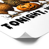 Heute Abend fliegen wir Hähnchenbauflächen zu Hall Poster (Ecke)