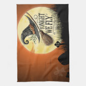 Heute Abend fliegen wir Halloween Geschirrtuch (Vertikal)
