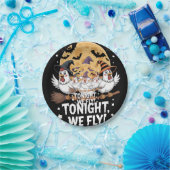 Heute Abend fliegen wir Halloween-Hühnchen Pappteller (Party)