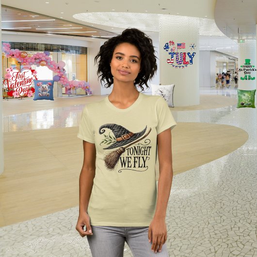 Heute Abend fliegen wir Halloween T-Shirt