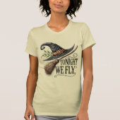 Heute Abend fliegen wir Halloween T-Shirt (Vorderseite)