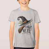 Heute Abend fliegen wir Halloween Tri-Blend Shirt (Vorderseite)