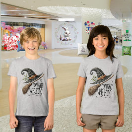 Heute Abend fliegen wir Halloween Tri-Blend Shirt