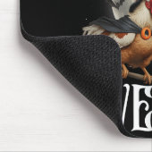 Heute Abend fliegen wir Hühnerhexen Funny Hallowee Mousepad (Ecke)