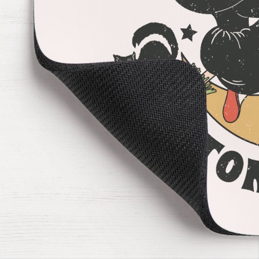 Heute Abend fliegen wir Niedlich Hexe Mousepad (Ecke)