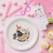 Heute Abend fliegen wir Niedlich Hexe Pappteller (Party)