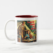 Heute Abend könnte das Camping von Messy sein Zweifarbige Tasse (Links)