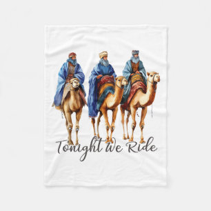 Heute Abend Reiten Wir Weihnachten, 3 Weise Männer Fleecedecke