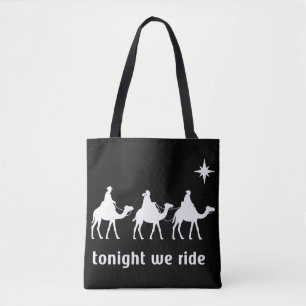 Heute Abend reiten wir Weihnachten Christlicher Gl Tasche