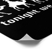 Heute Abend reiten wir Weihnachtsmänner mit Kamelr Poster (Ecke)