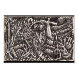 "Heute Abend sollt ihr brennen!" Fotodruck