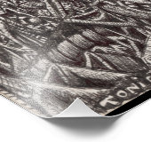 "Heute Abend sollt ihr brennen!" Fotodruck (Ecke)