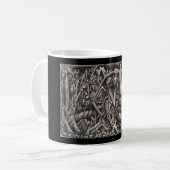 "Heute Abend sollt ihr brennen!" Kaffeetasse (Vorderseite Links)