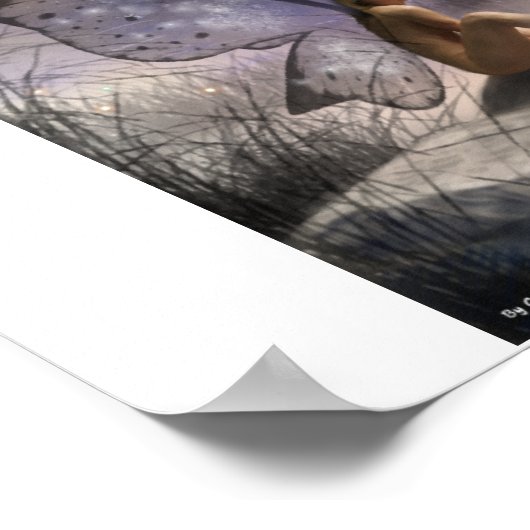 Heute Abend wartet sie Poster (Ecke)