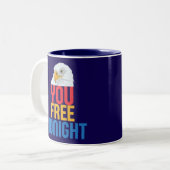 heute Abend Zweifarbige Tasse (Vorderseite Links)
