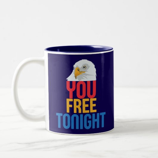 heute Abend Zweifarbige Tasse (Links)