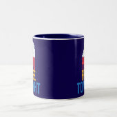 heute Abend Zweifarbige Tasse (Mittel)