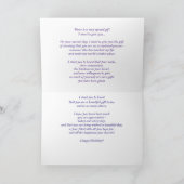 Heute, als ich deinen Geburtstag feiere Karte (Innenseite)