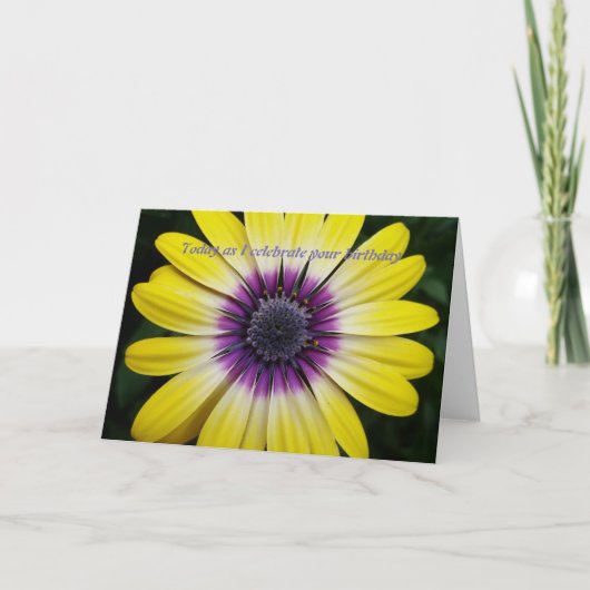 Heute, als ich deinen Geburtstag feiere Karte (Vorderseite)