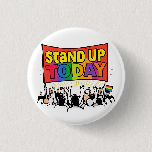 HEUTE AUFSTELLEN BUTTON (Vorderseite)